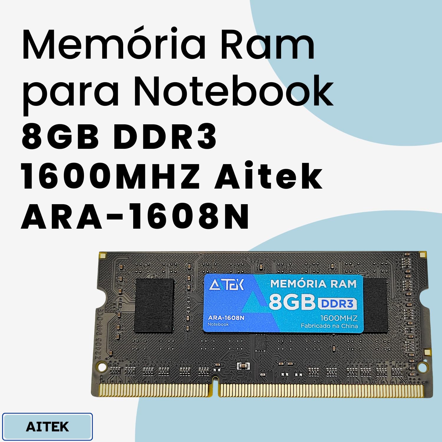 ADVANTECHのDDR3L-1600 SO-DIMM 8GB x５枚 Memória DDR3 8GB 1600MHz para Notebook Formato SO-DIMM - Alto